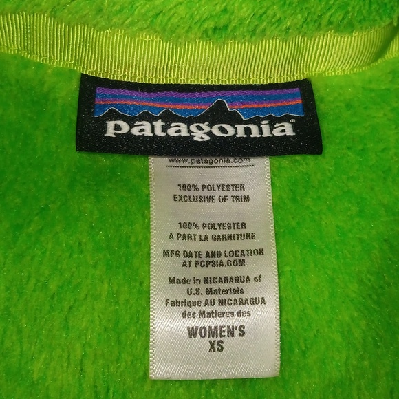 Patagonia Re-Tool Snap Fleece Supply Green XS - Picture 3 of 5